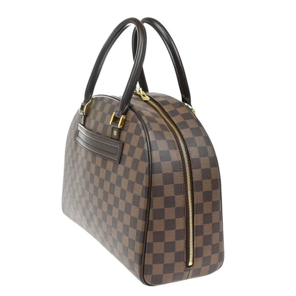 LOUIS VUITTON Nolita Hand Bag Damier Ebene Leather Brown France - Picture 3 of 16